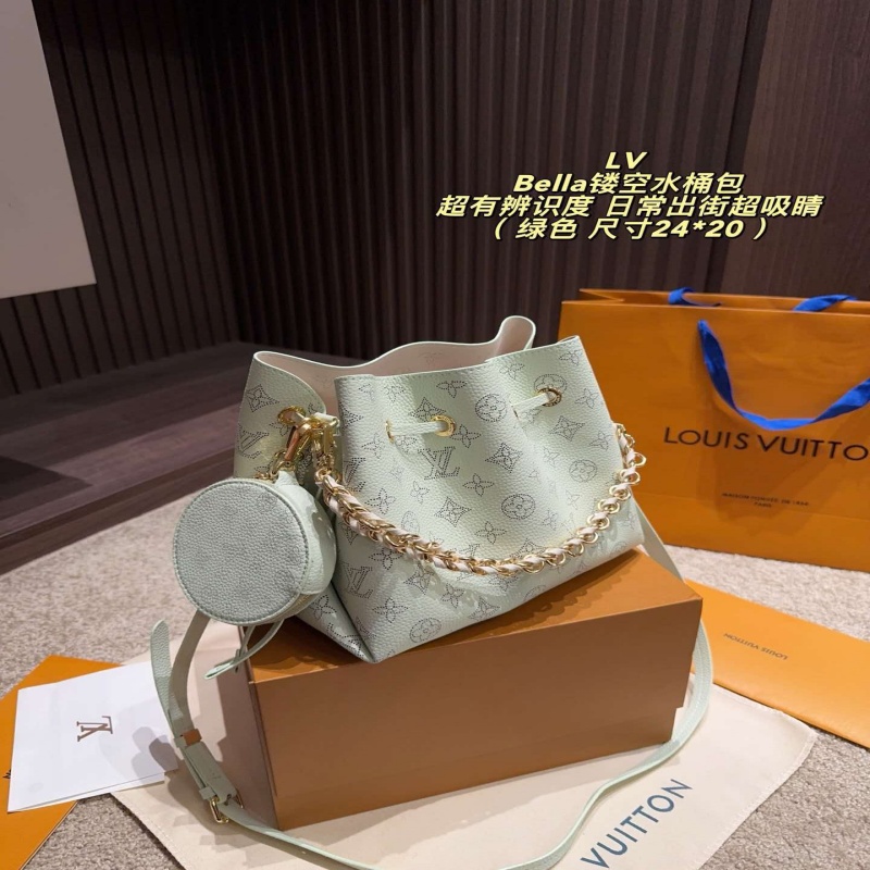 Beella Hollow‑out Bucket Bag
