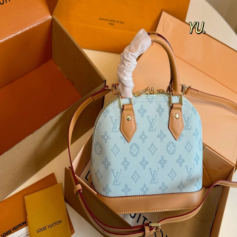 LV Alma BB Denim Monogram Women Crossbody Handbag