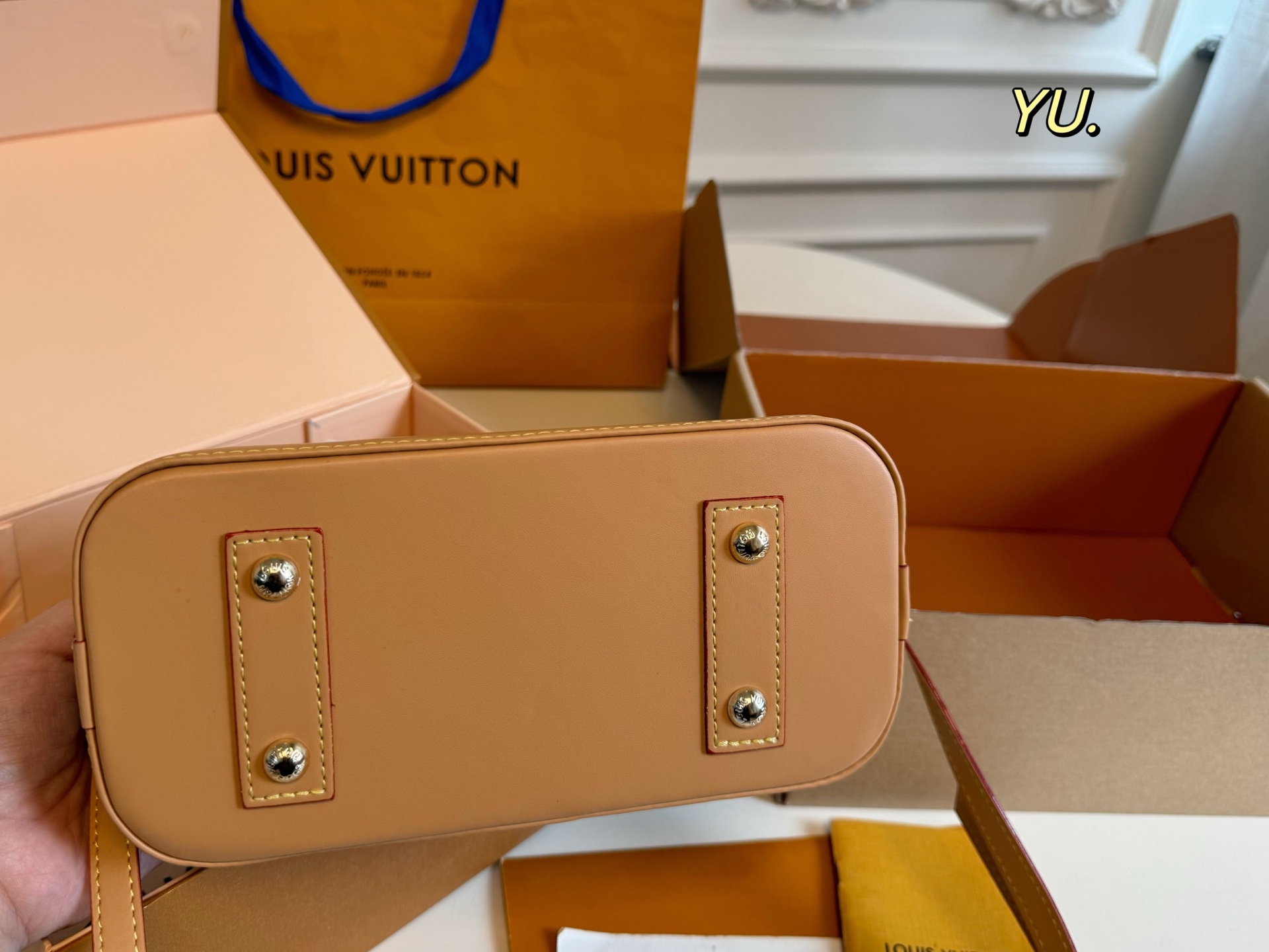LV Alma BB Denim Monogram Women Crossbody Handbag