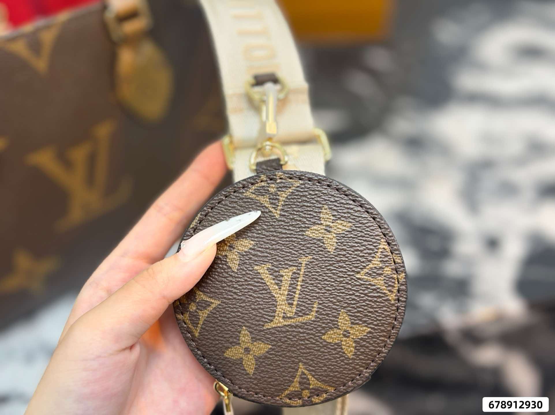 LV OnTheGo PM Reverse Monogram Tote Bag