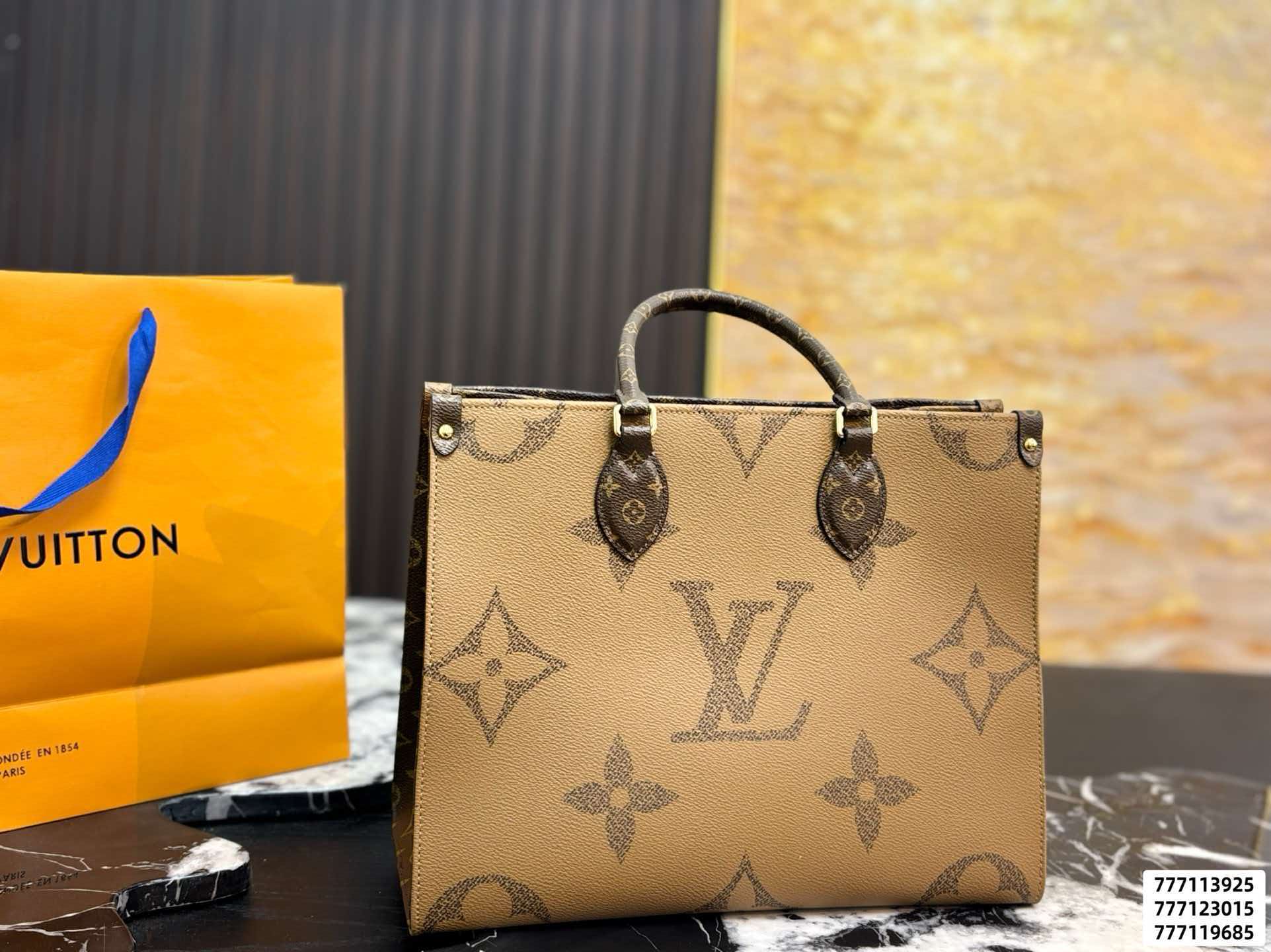 LV OnTheGo PM Reverse Monogram Tote Bag