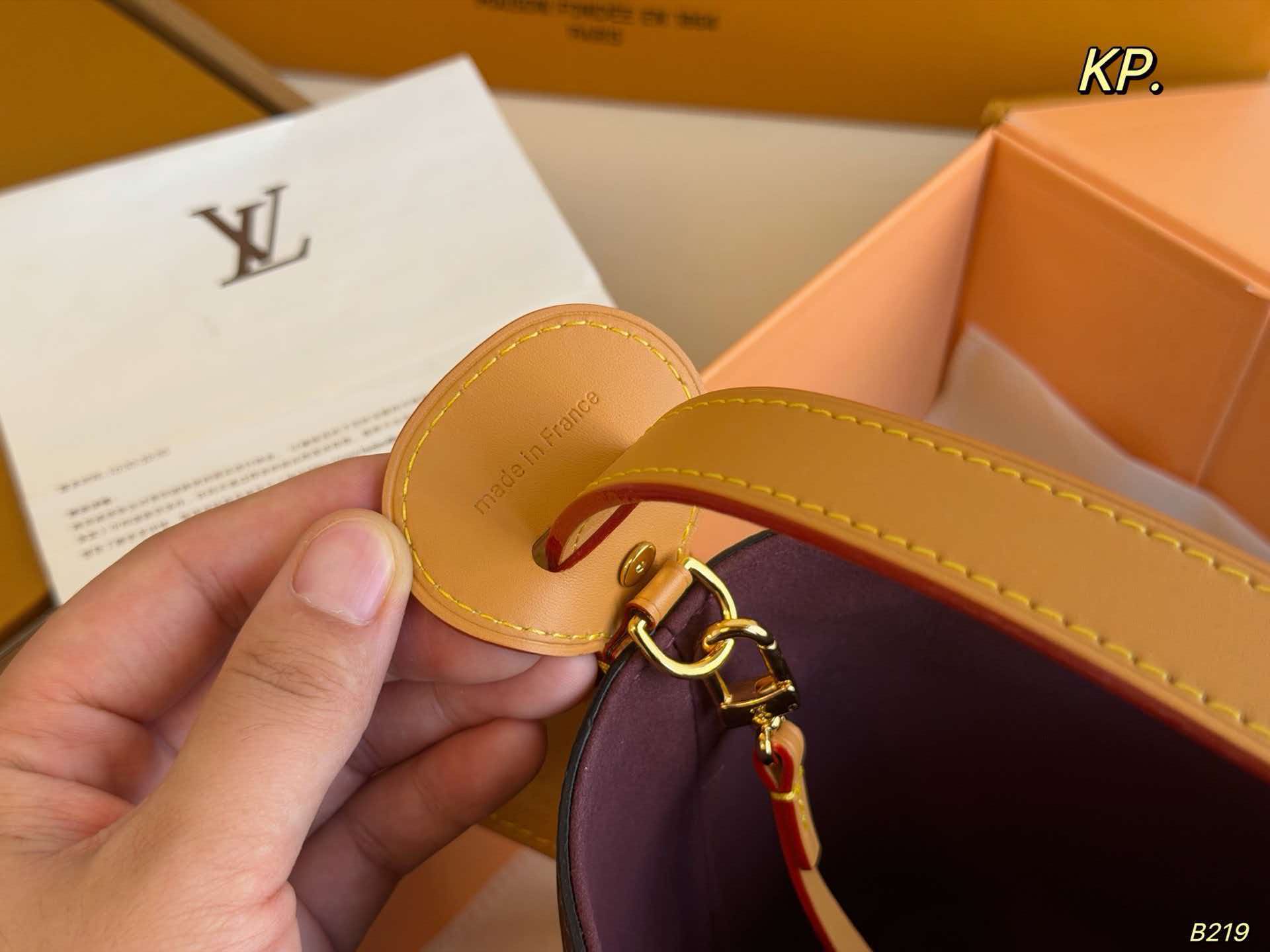 LV All In BB Monogram Bucket Crossbody Bag