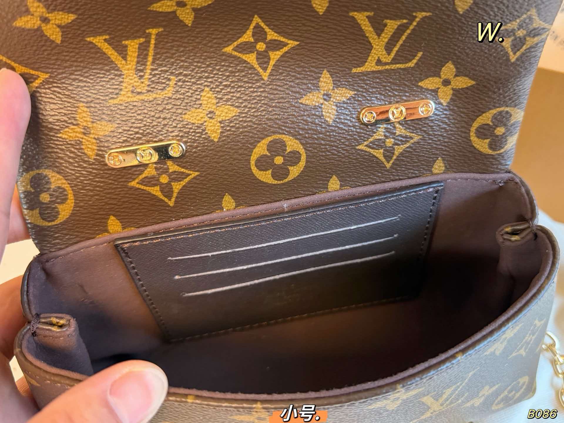 LV Nano Madeleine Monogram Chain Crossbody Bag