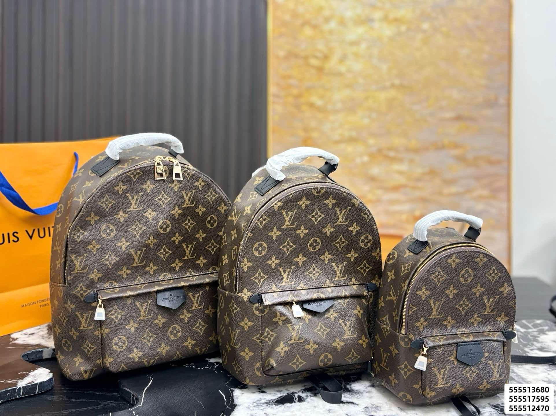 LV Palm Springs PM Monogram Backpack Bag