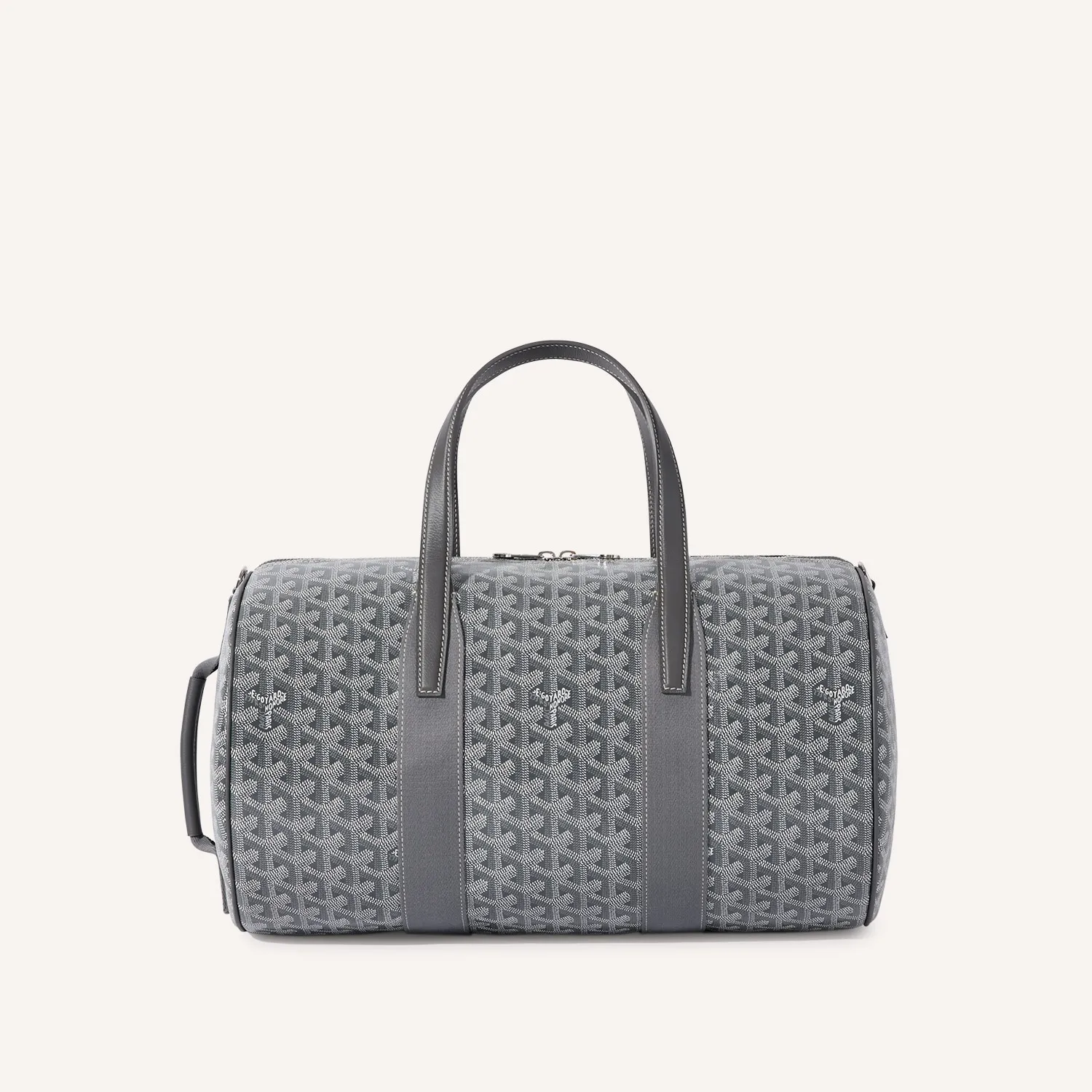 Goyard Barrel 40 Green Canvas Barrel Duffle Travel Sports Bag