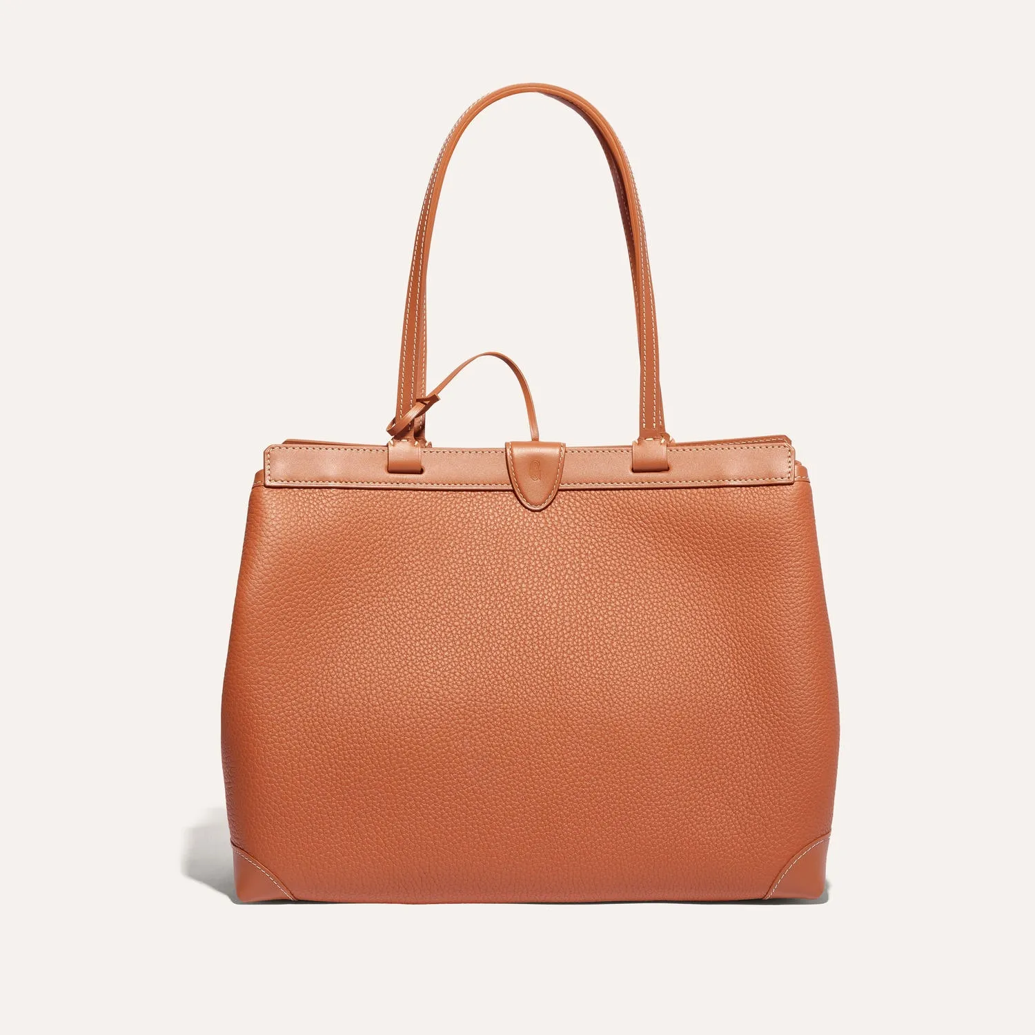 Goyard Bellechasse Biaude PM Tote Bag Orange Brown Canvas Handbag