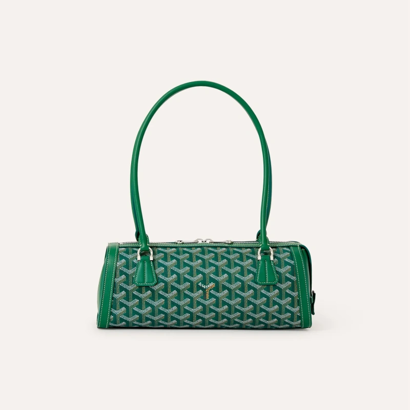 Goyard Bonbonniere PM Green Baguette Shoulder Underarm Bag