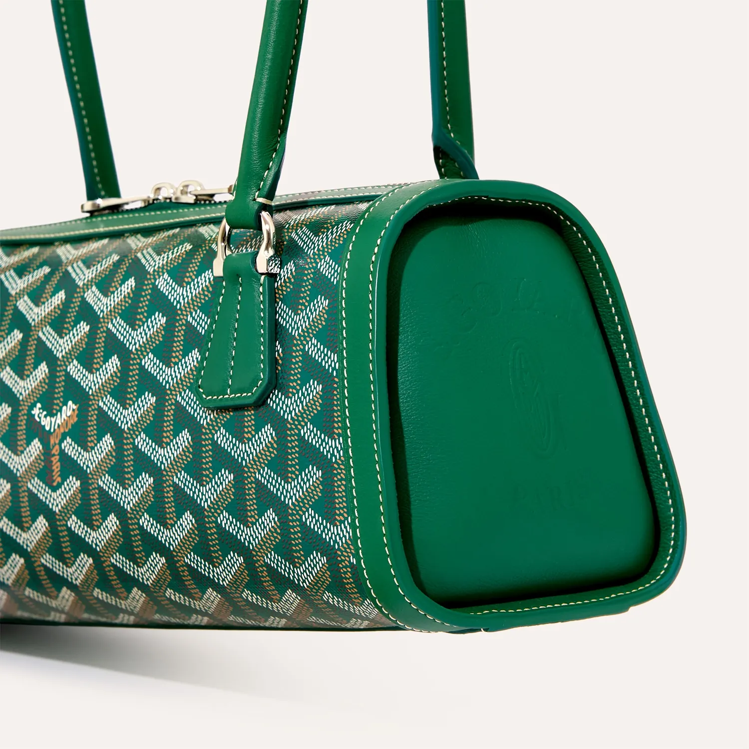 Goyard Bonbonniere PM Green Baguette Shoulder Underarm Bag