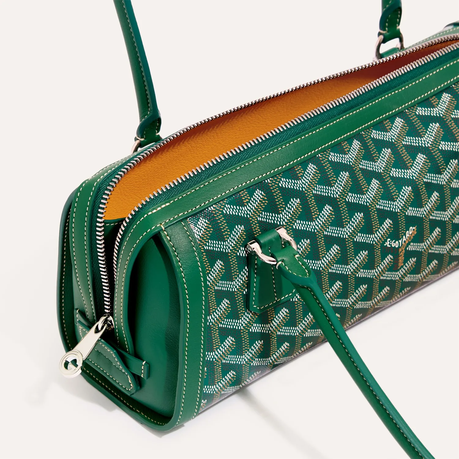Goyard Bonbonniere PM Green Baguette Shoulder Underarm Bag