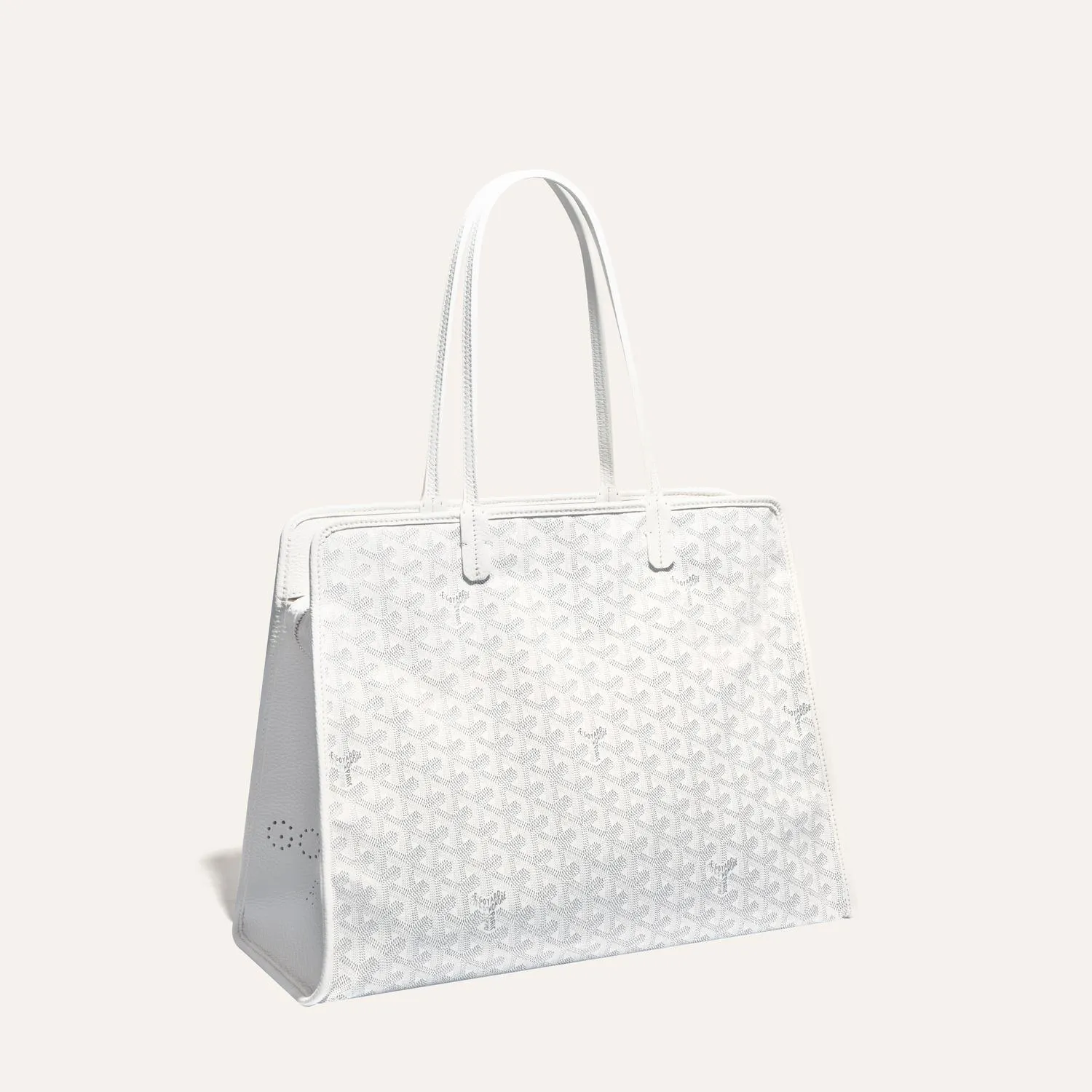 Goyard Hardy PM Green Structured Zip Tote Bag