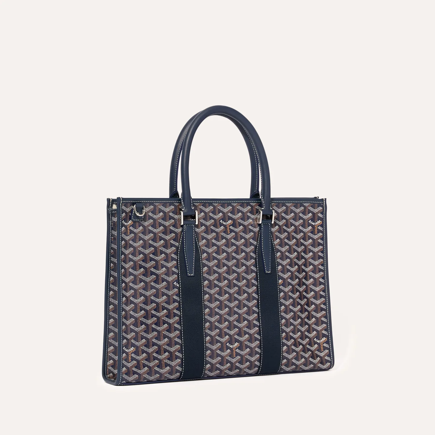 Goyard Morvan Document Case Green Zip Tote Bag