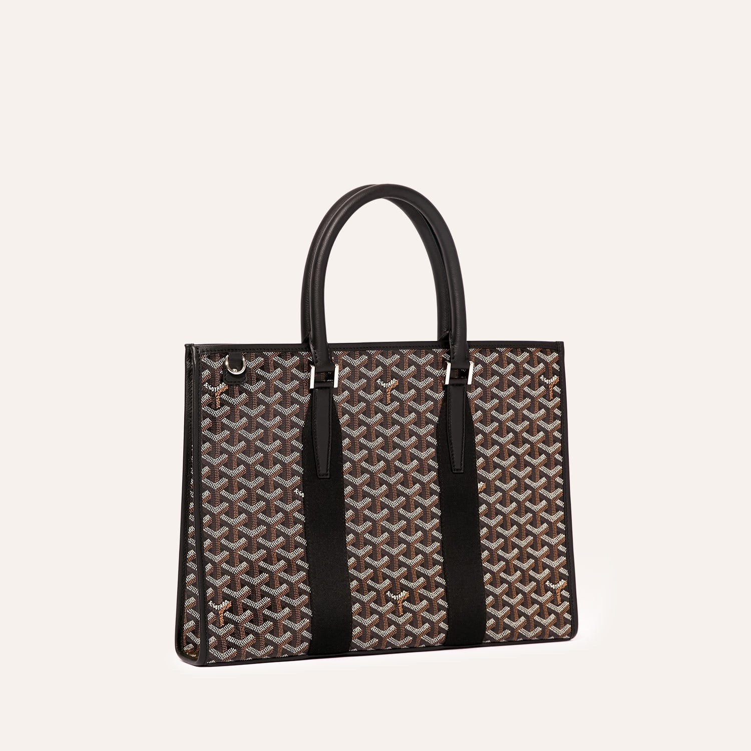Goyard Morvan Document Case Green Zip Tote Bag
