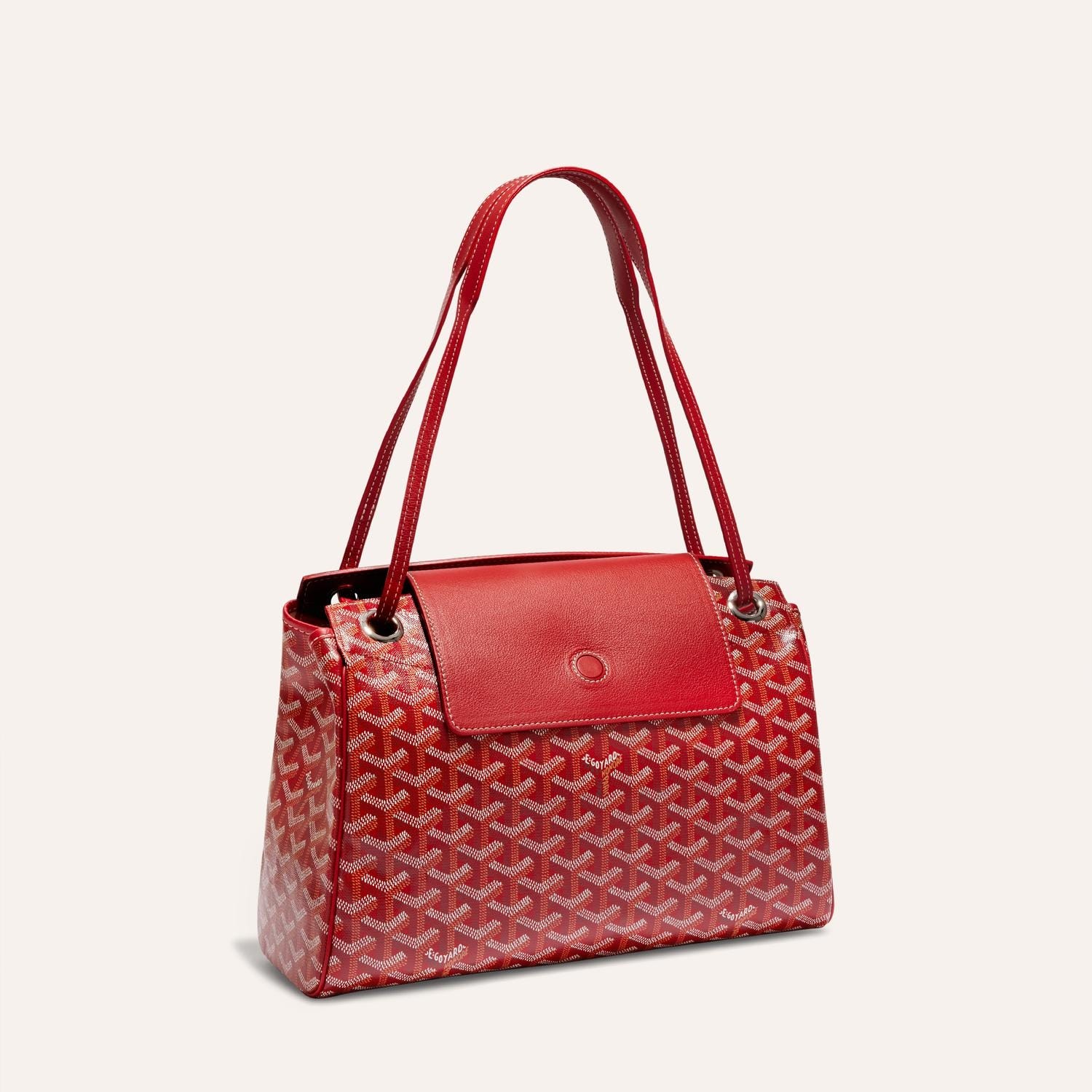 Goyard Rouette Souple PM Green Soft Flap Shoulder Bag