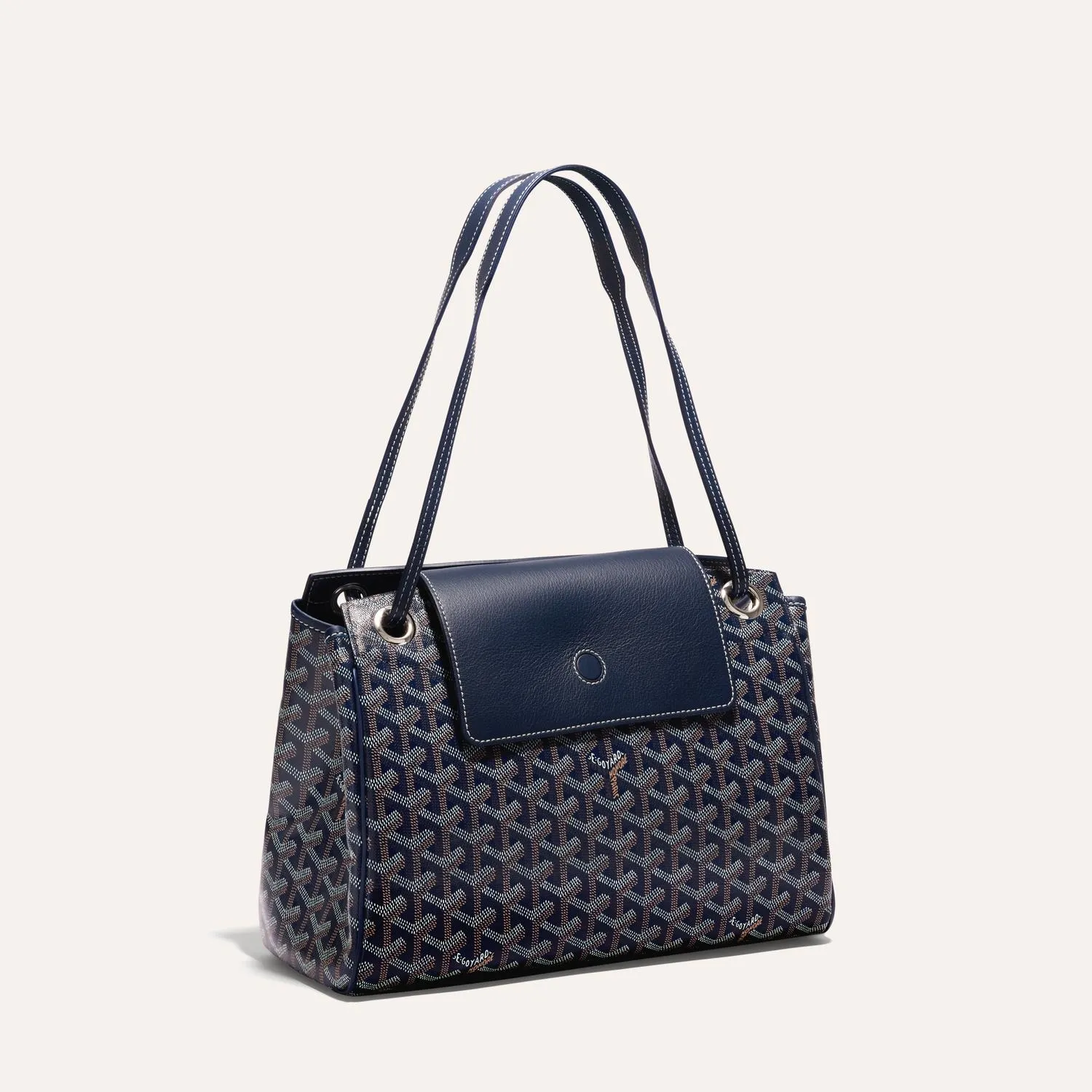 Goyard Rouette Souple PM Green Soft Flap Shoulder Bag
