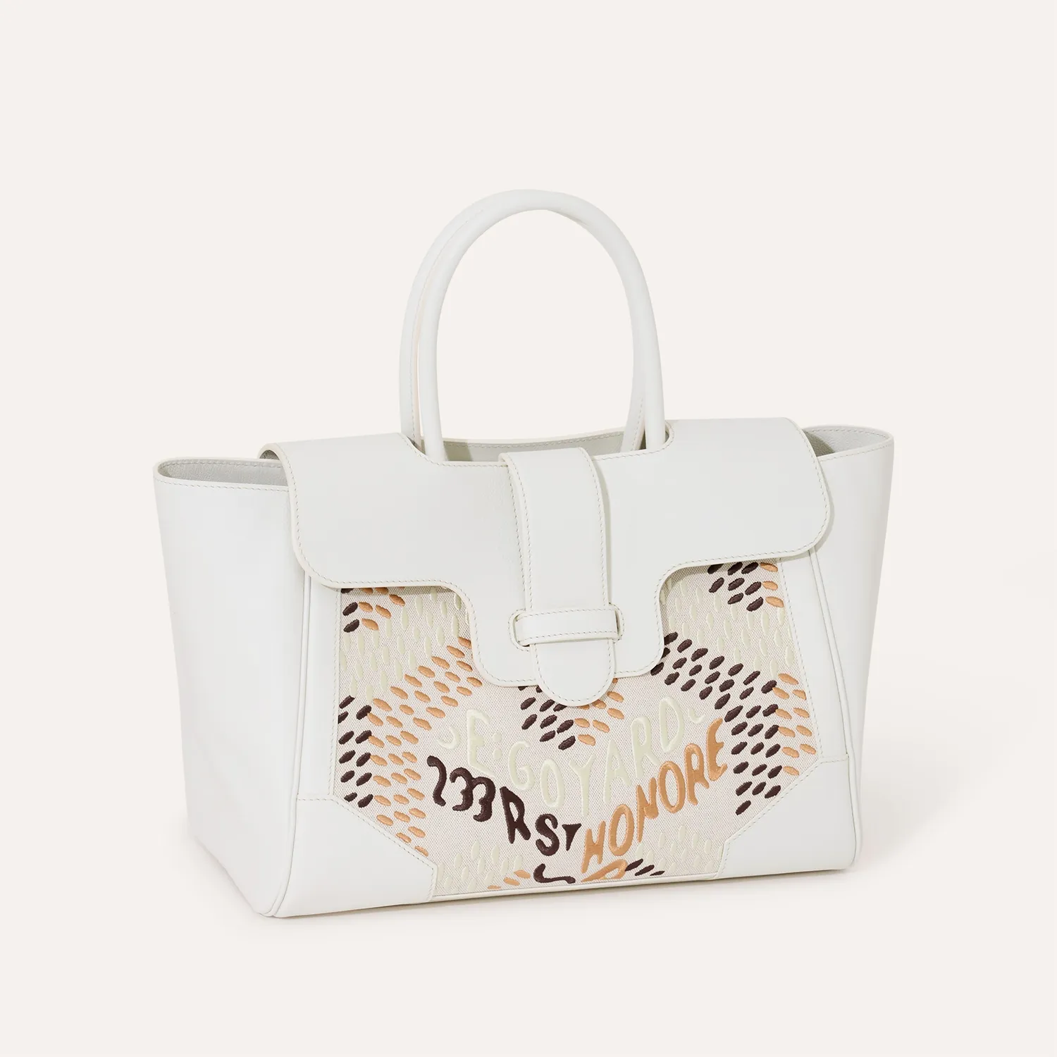 Goyard Saigon Tote Green Embroidery Limited Edition Hand Tote Bag