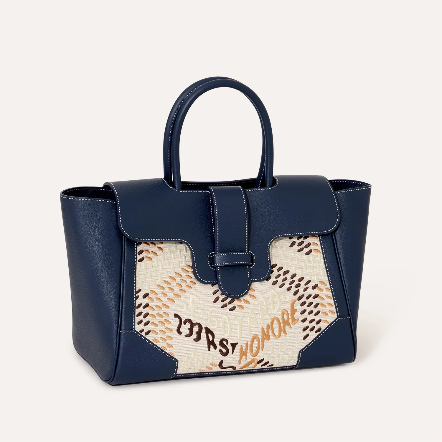 Goyard Saigon Tote Green Embroidery Limited Edition Hand Tote Bag