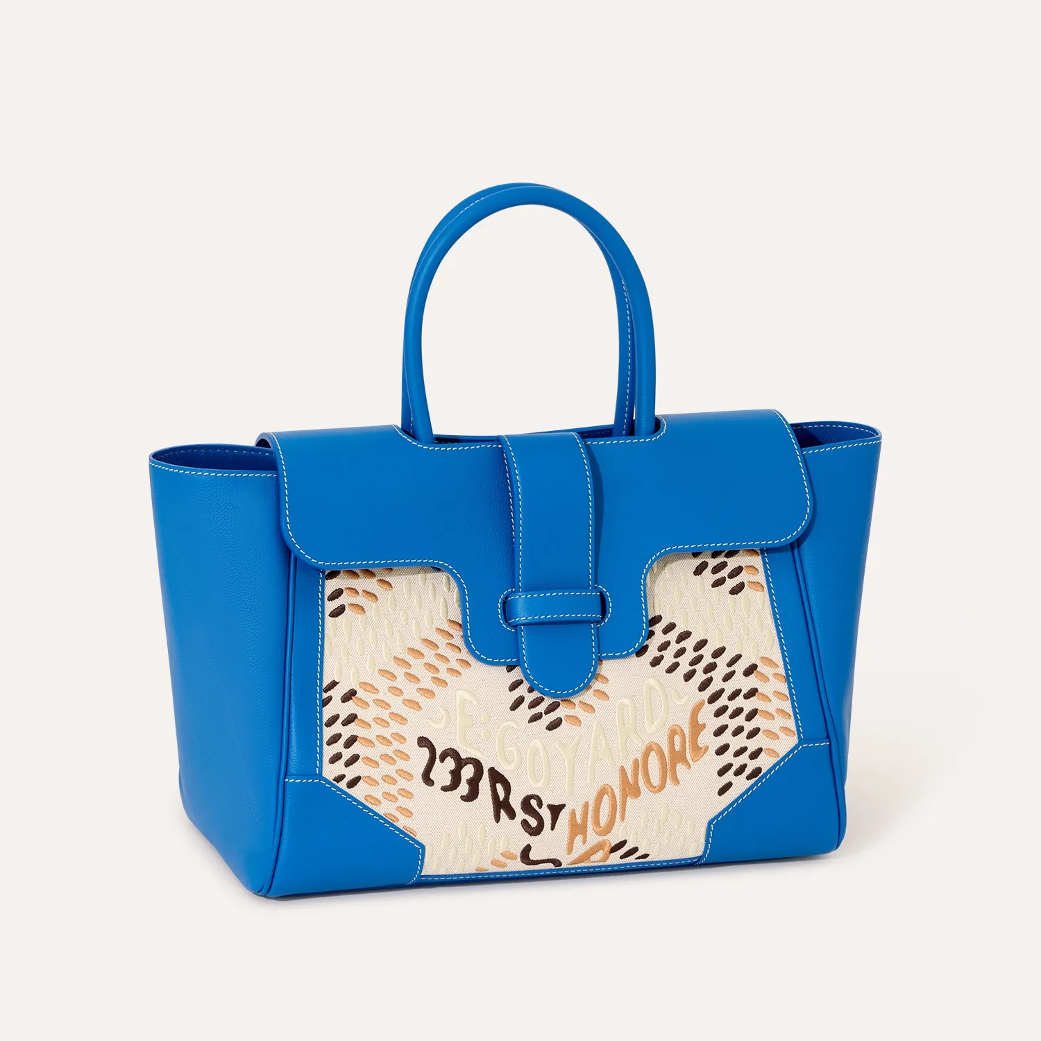 Goyard Saigon Tote Green Embroidery Limited Edition Hand Tote Bag