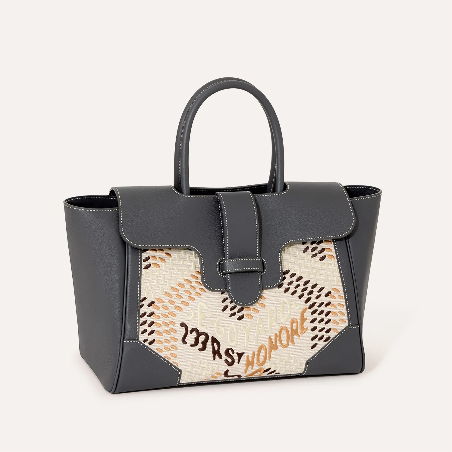 Goyard Saigon Tote Green Embroidery Limited Edition Hand Tote Bag