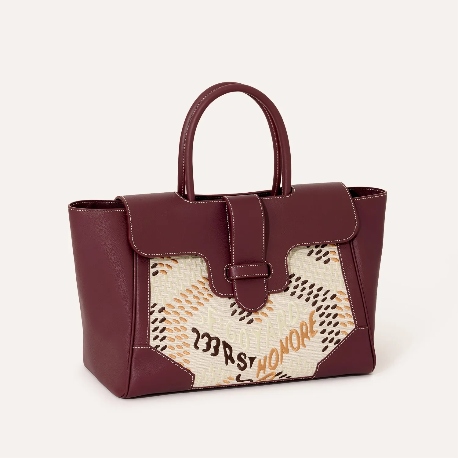 Goyard Saigon Tote Green Embroidery Limited Edition Hand Tote Bag